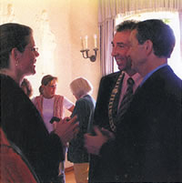 Dolmetschen beim Empfang